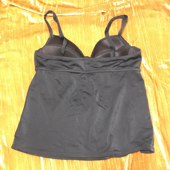 J Crew Black Tankini Top M - Picture 4 of 7